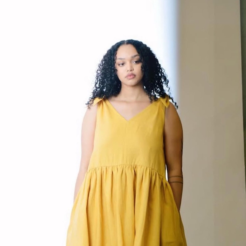 Eliza Faulkner sleeveless linen dress